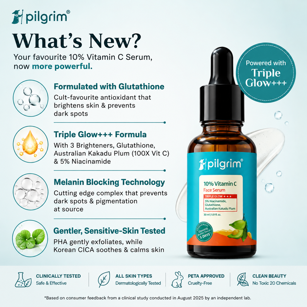 10% Vitamin C Face Serum For Triple Glow+++(Buy 1 Get 1 Free)